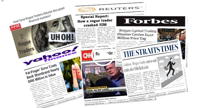financial frauds by banks, trading firms